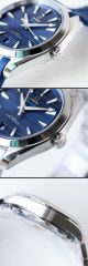 VS Replica Omega Seamaster Aqua Terra 150m MASTER watch Blue Dial Blue Rubber Strap (7)_th.jpg